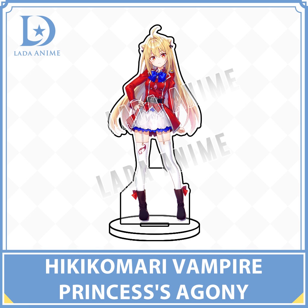 Mô hình standee acrylics nhân vật hikikomari kyuuketsuki no monmon anime light novel trang trí làm quà tặng Lada Anime