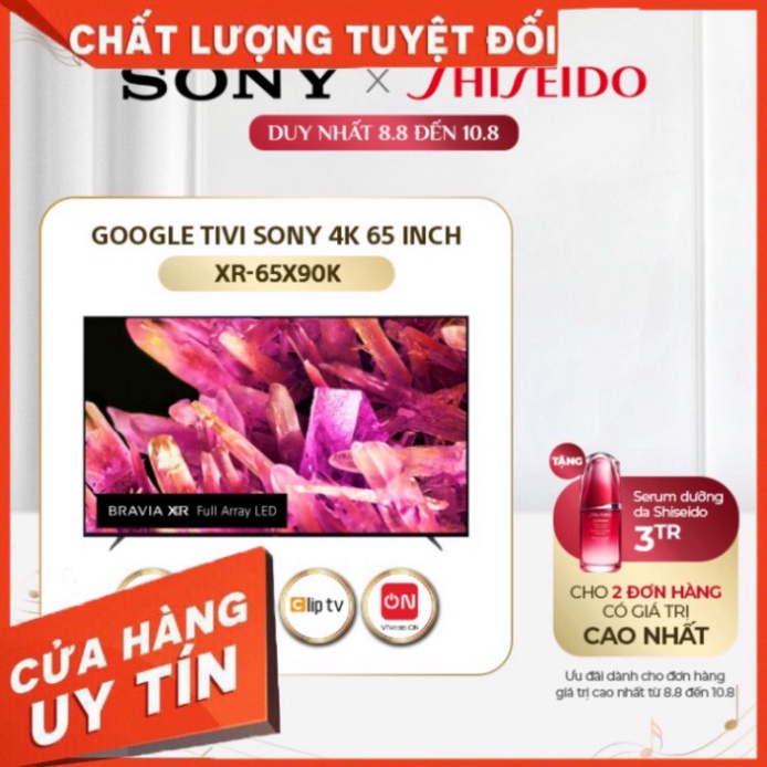 ( [ HOT Google Tivi Sony 4K 65 inch XR-65X90K - Miễn Phí Lắp Đặt duy nhat ]