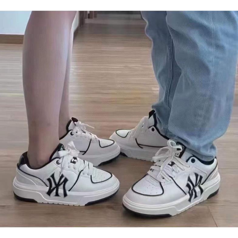 Giày thể thao MLB Chunky Liner trắng viền đen, Giày sneaker Chunky Liner White Black siêu êm nhẹ hot trend 2023