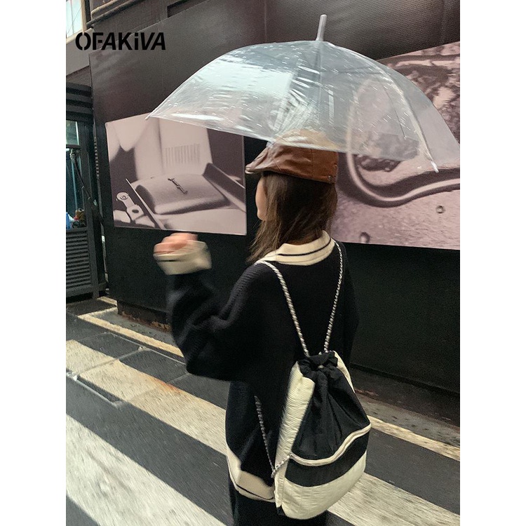 Áo Khoác cardigan Len Dệt Kim Dáng Rộng Phong Cách Thời Trang Thu Đông Mới 2023