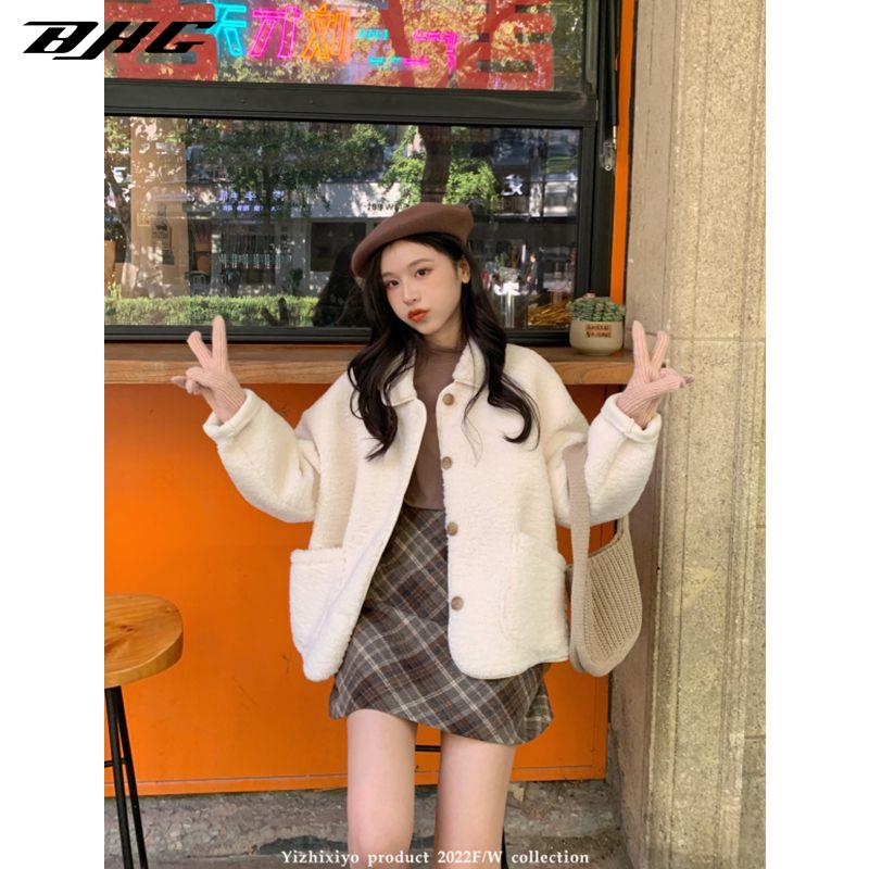 Dux Ducis Chân Váy Chữ a Lưng Cao Họa Tiết Kẻ Sọc Thời Trang Mùa Hè 2023 Dành Cho Nữ