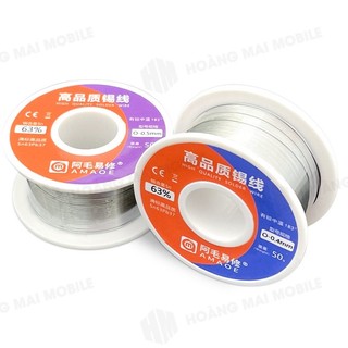 Thiếc hàn cuộn AMAOE Sn63Pb37 183 độ 50g