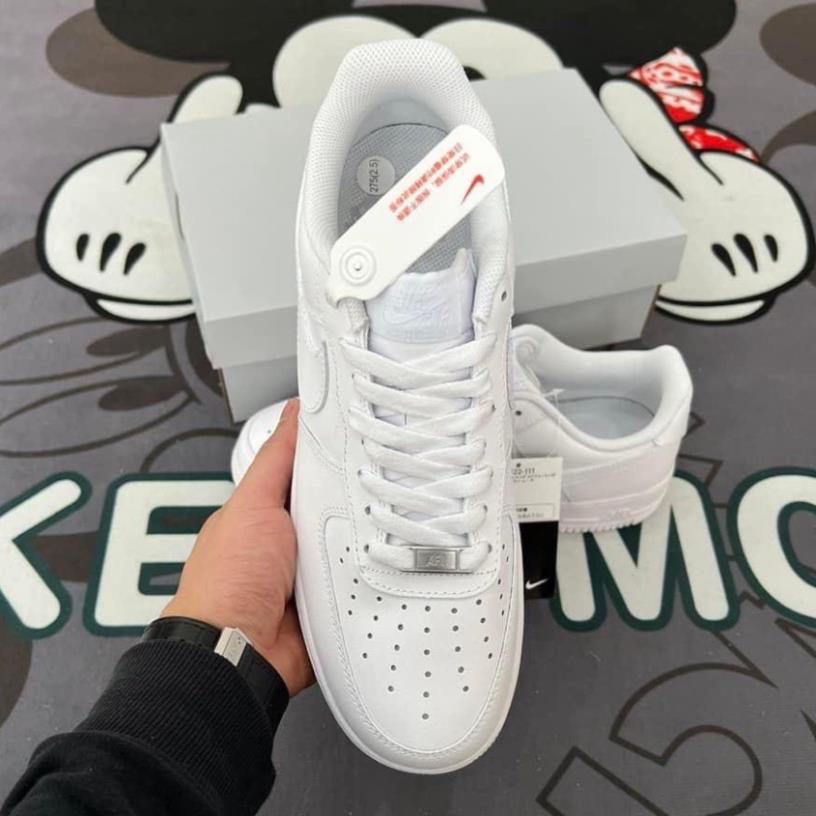 Giày _Nike Air Force 1 full trắng nam nữ, giày af1 trắng bản Cao Cấp  full box