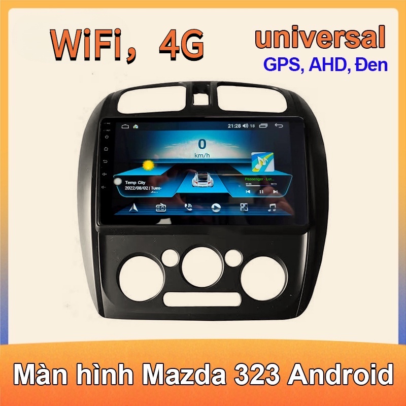 9 inch Android Display - Android Display Video Play Station cho Mazda 323 Google Maps.