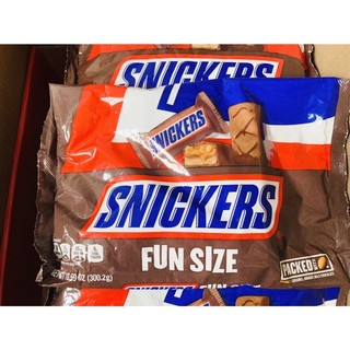 Kẹo socola caramen đậu phộng Snickers Chocolate Fun Size 300.2g