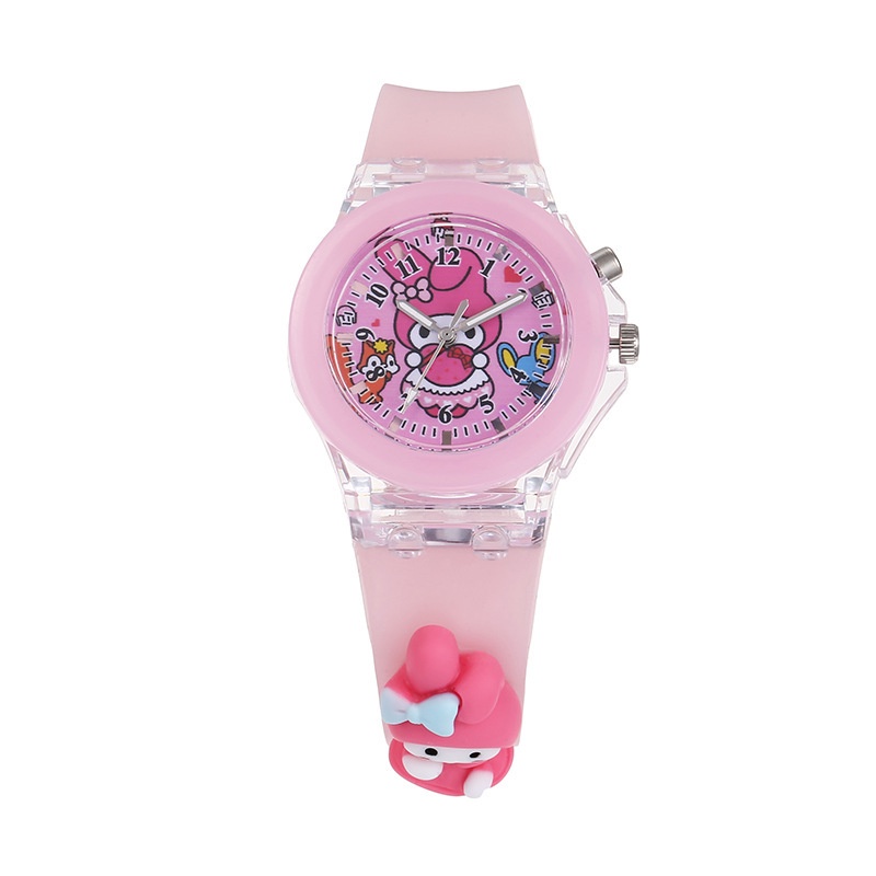 Đồng hồ trẻ em phát quang chi tiết hoạt hình dễ thương