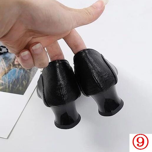 Giày Cao Gót Mũi Nhọn Bằng Da Mềm Đính Đá Thời Trang Mùa Thu 2021 Cho Nữ