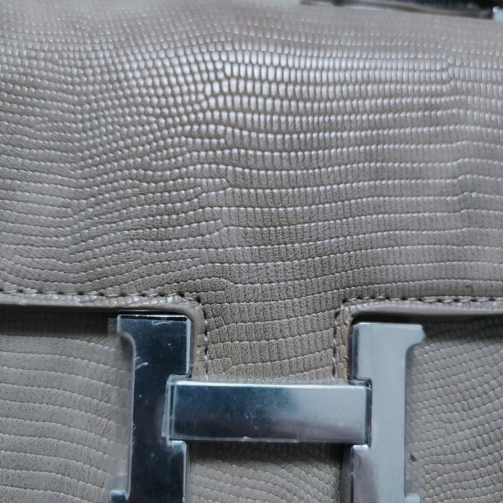 Hermes Túi Đeo Chéo Vai Hình Chữ h Màu Xám Thời Trang Sành Điệu Cho Nữ