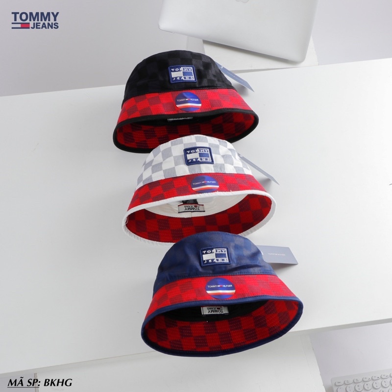 Mũ nón bucket Tô Mì ô vuông thời thượng