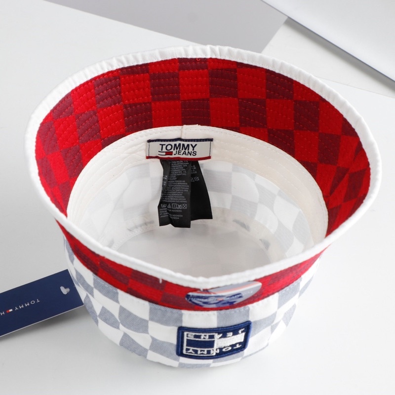 Mũ nón bucket Tô Mì ô vuông thời thượng