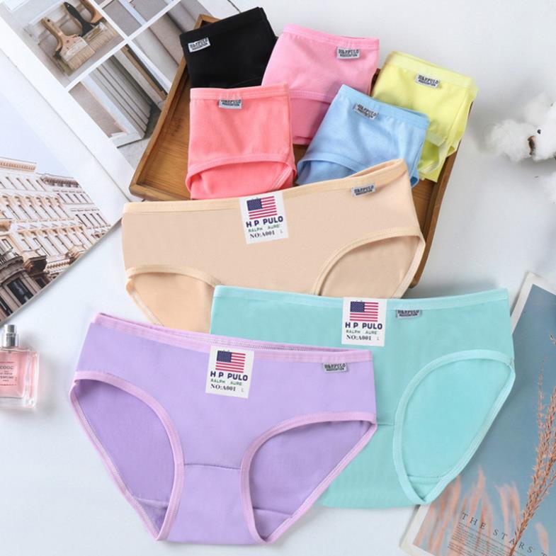 Quần lót nữ cotton thấm hút co giãn Pulo Mã Q02