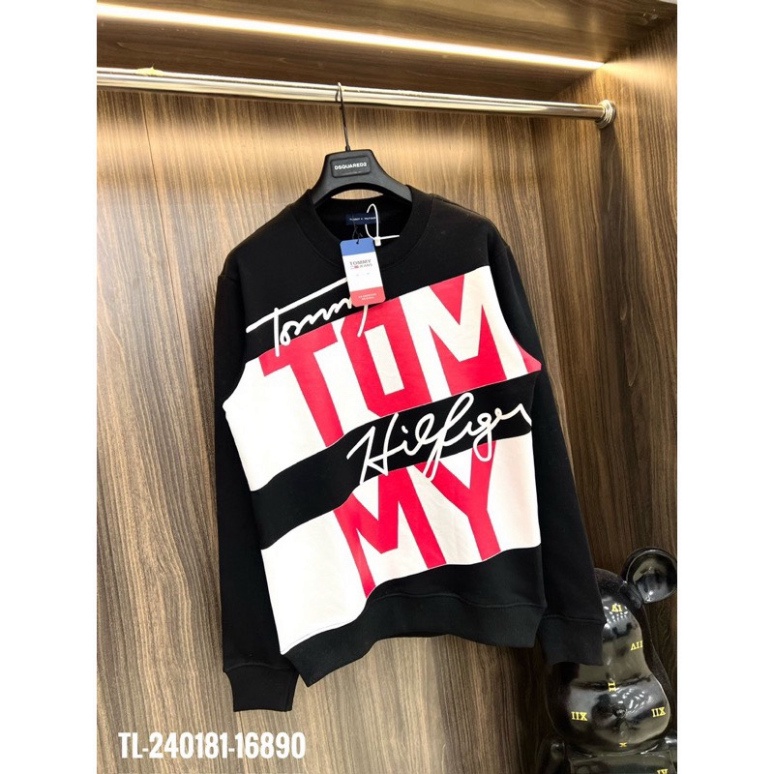 Áo Sweater Tommy_Hilfiger Form Rộng Kiểu Dáng Unisex. Áo Dài Tay Tommy Chữ Ký Nam Nữ Chất Nỉ Hàng Mới Siêu Đẹp .