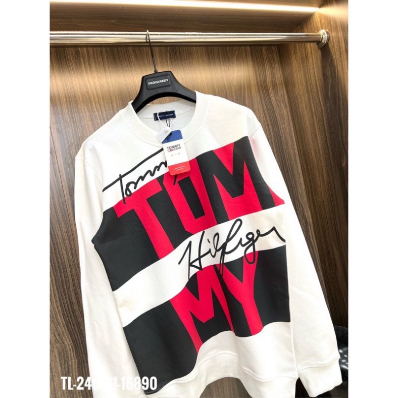Áo Sweater Tommy_Hilfiger Form Rộng Kiểu Dáng Unisex. Áo Dài Tay Tommy Chữ Ký Nam Nữ Chất Nỉ Hàng Mới Siêu Đẹp .