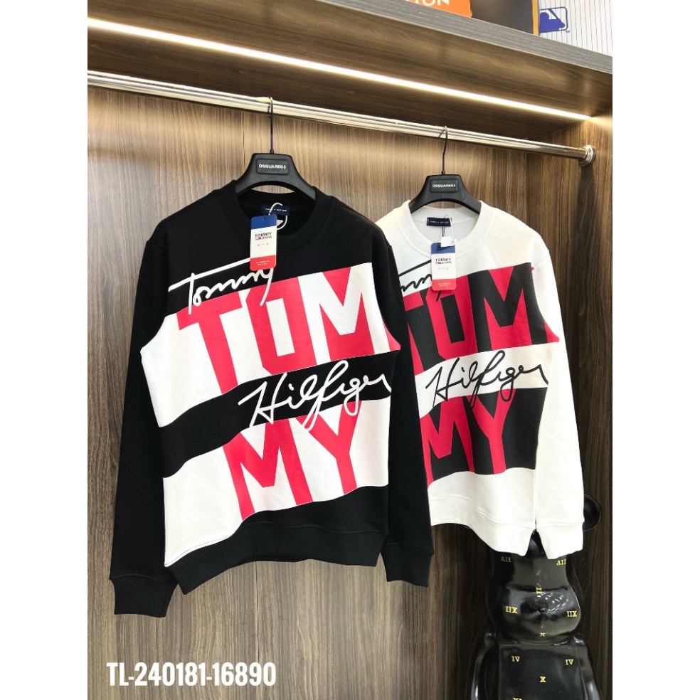 Áo Sweater Tommy_Hilfiger Form Rộng Kiểu Dáng Unisex. Áo Dài Tay Tommy Chữ Ký Nam Nữ Chất Nỉ Hàng Mới Siêu Đẹp .