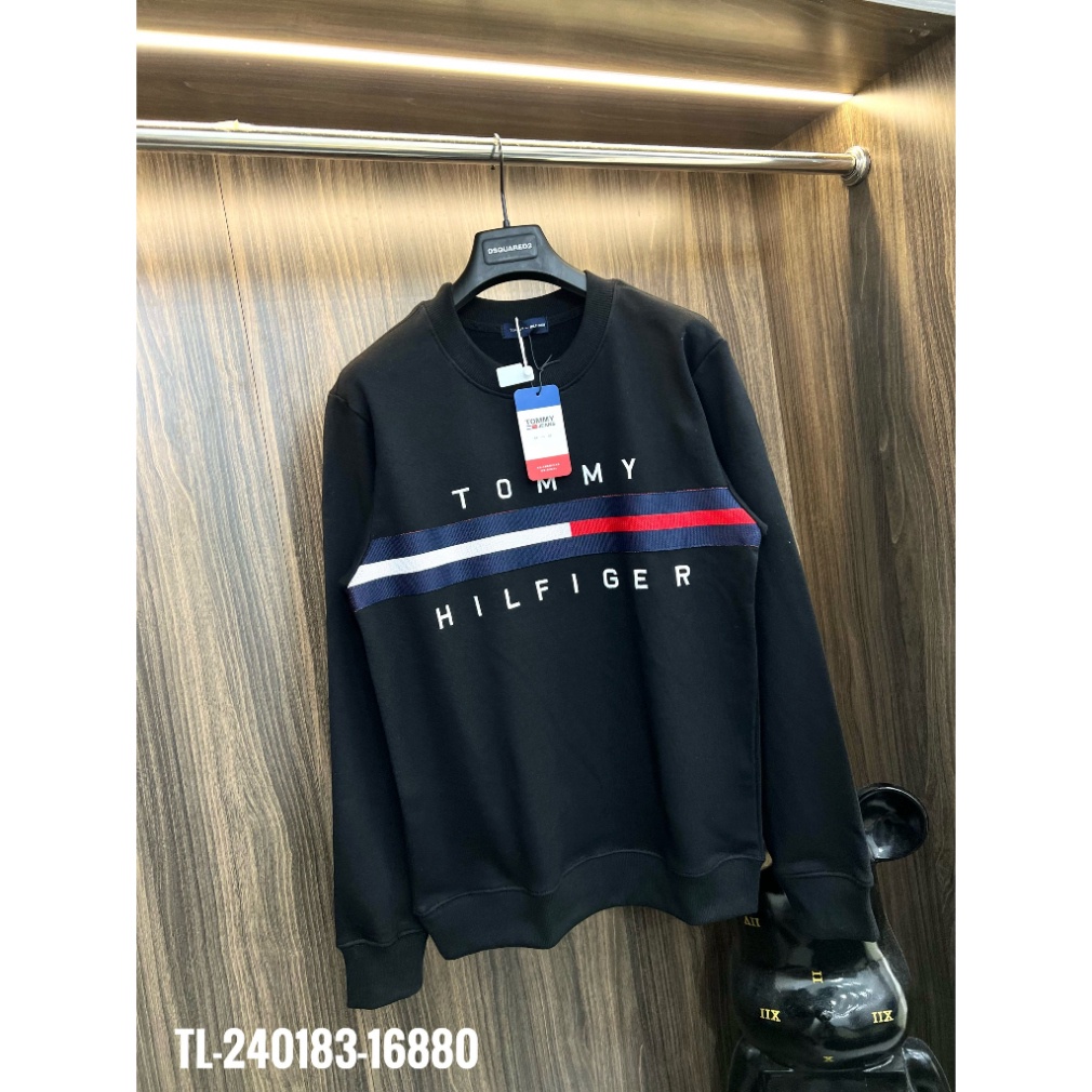 Áo Sweater Tommy_Hilfiger Form Rộng Kiểu Dáng Unisex. Áo Dài Tay Tommy Chữ Ký Nam Nữ Chất Nỉ Hàng Mới Siêu Đẹp .