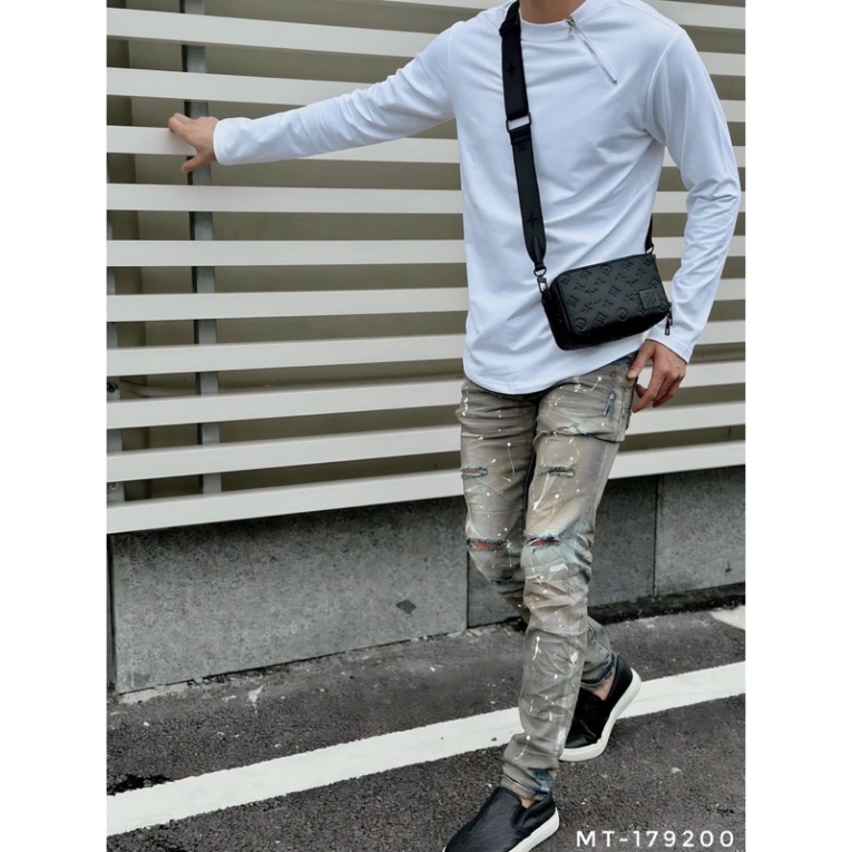 Áo nỉ sweater nam nữ Dsq2 đuôi tôm trơn thêu khoá zip chéo cổ kiểu dáng đơn giản basic