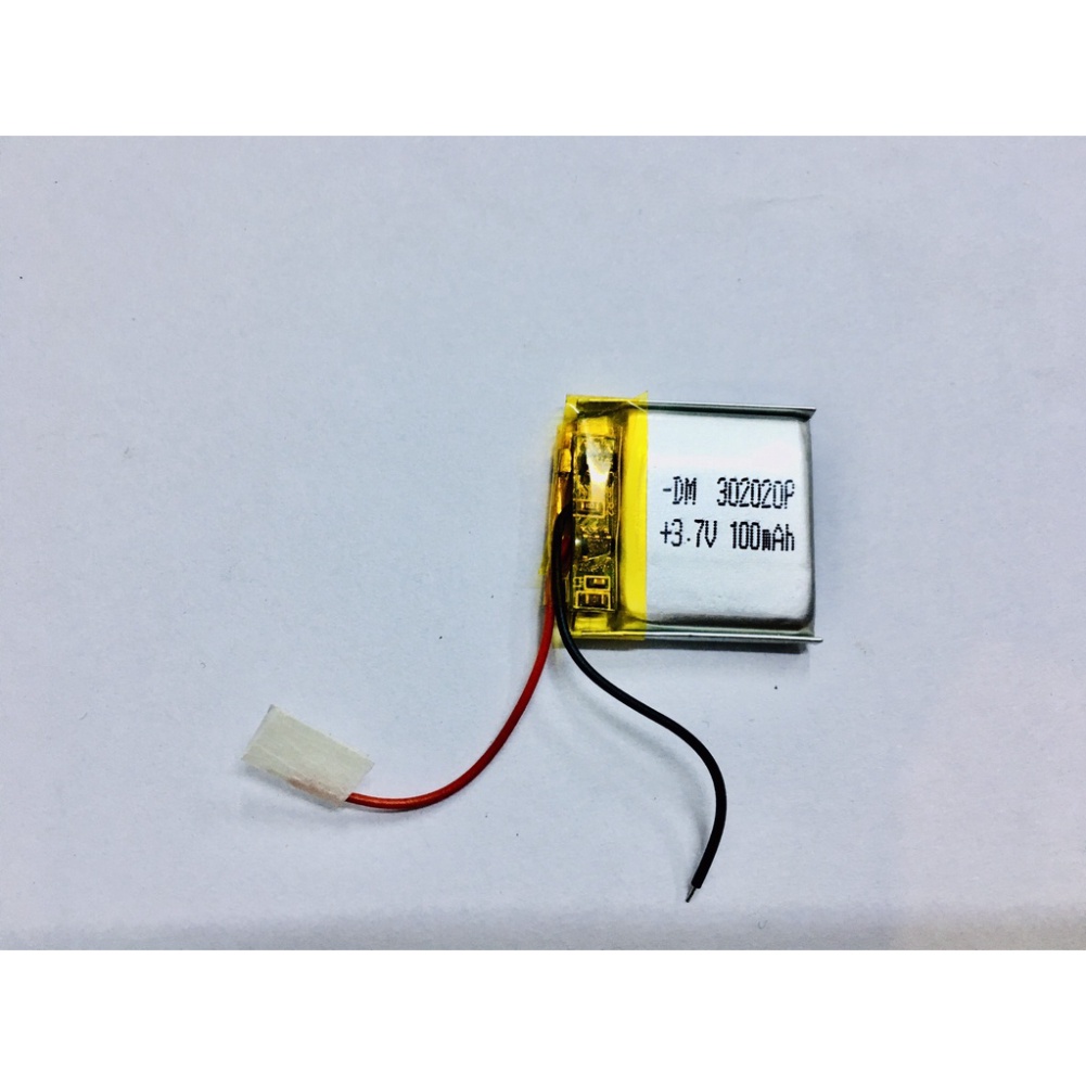 Pin lipo 100mah 3.7v 20x20x5mm, pin lipo 800mah 3.7v 30x40x6mm,  lipo 10.000 MAH 10x55x105mm Lithium dung cho tai nghe