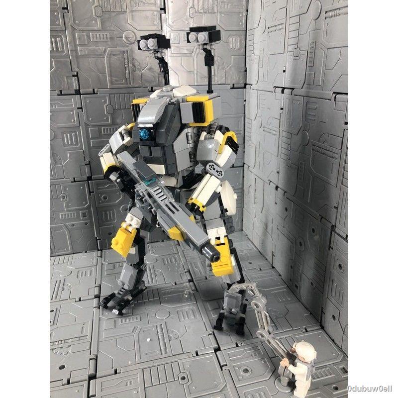 Qicai Sáng Tạo MOC Titanfall BT7274 Nhân Vật Chính Dù Con Người Mecha MOC Mô Hình Xếp Hình Lắp Ráp Khối Xây Dựng