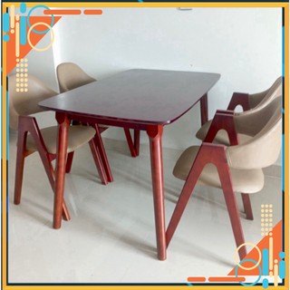 - cái bàn ăn gỗ 4 ghế chữ A - bàn ăn ghế chữ A - bảo hành chính hãng