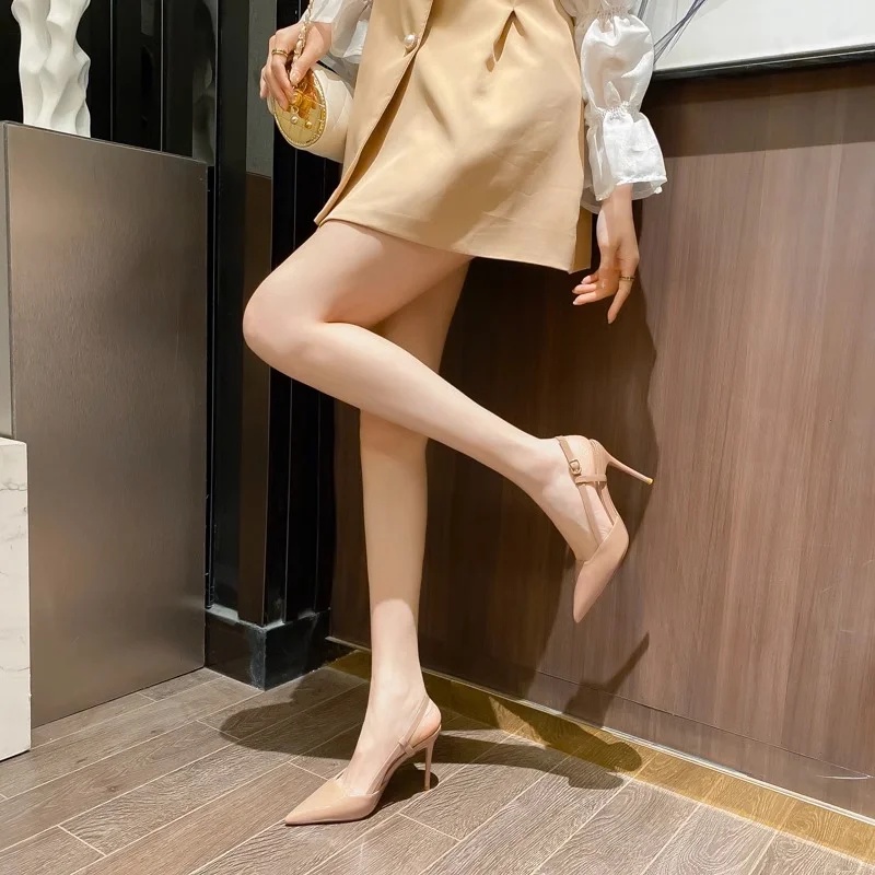 Giày Cao Gót Mũi Nhọn Phong Cách Mới Mùa Hè 2023