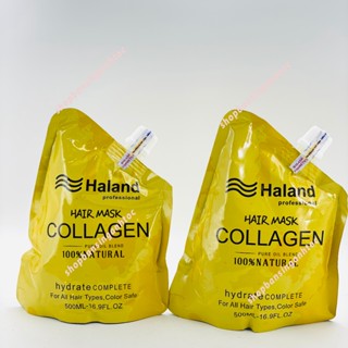   SỈ  Mặt nạ hấp phục hồi tóc COLAGEN HALAND 500ml. 