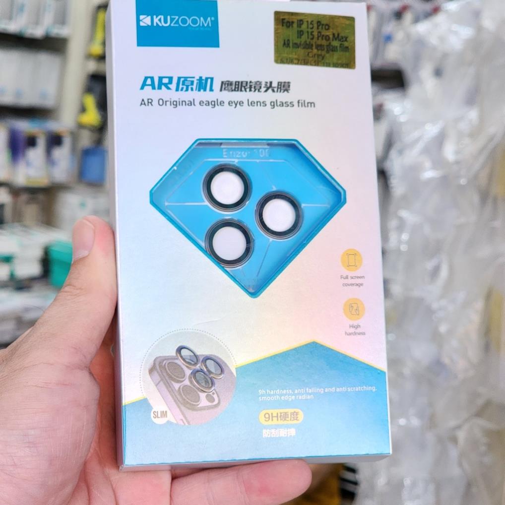 🔥IPHONE 15🔥  Dán kính camera kuzoom màu cho iPhone 15/ 15 plus/ 15 pro/ 15promax