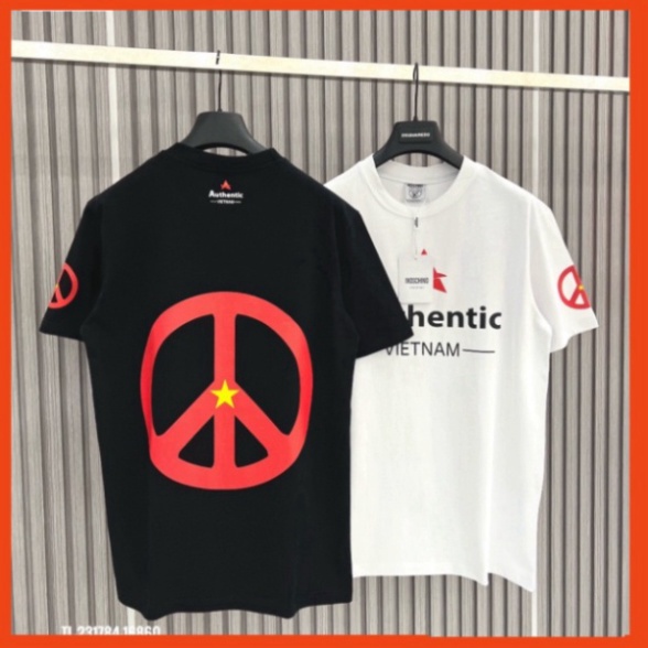 Áo Phông Nam Nữ In Chữ Authentic Ngôi Sao Việt Nam . Áo Thun Siêu Cấp Dành Cho Các Boy Phố Đi Chơi Đ
