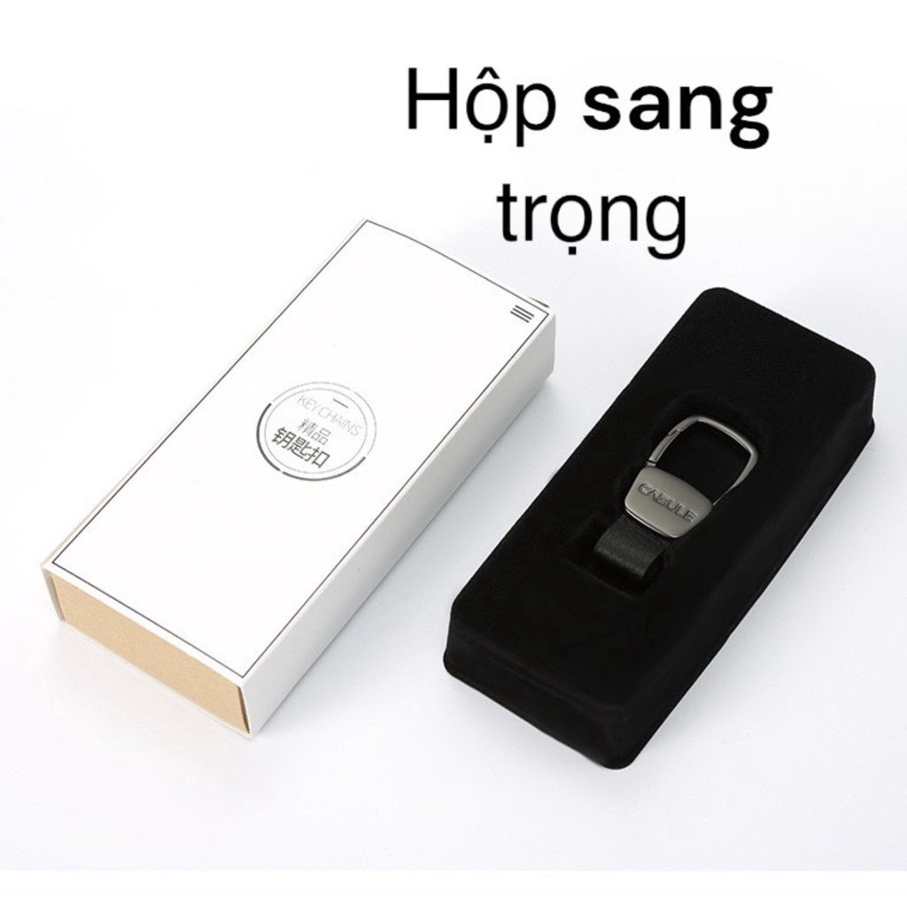 Móc khóa da bò đa năng - Móc khóa ô tô, xe máy đẹp sang trọng