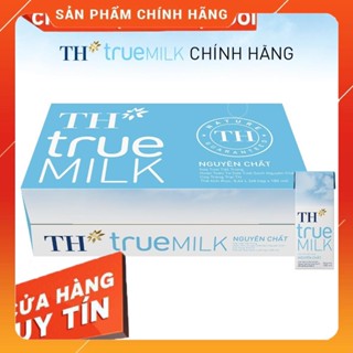 Thùng 48 hộp sữa tươi tiệt trùng nguyên chất TH True Milk 180ml (180ml x 48)
