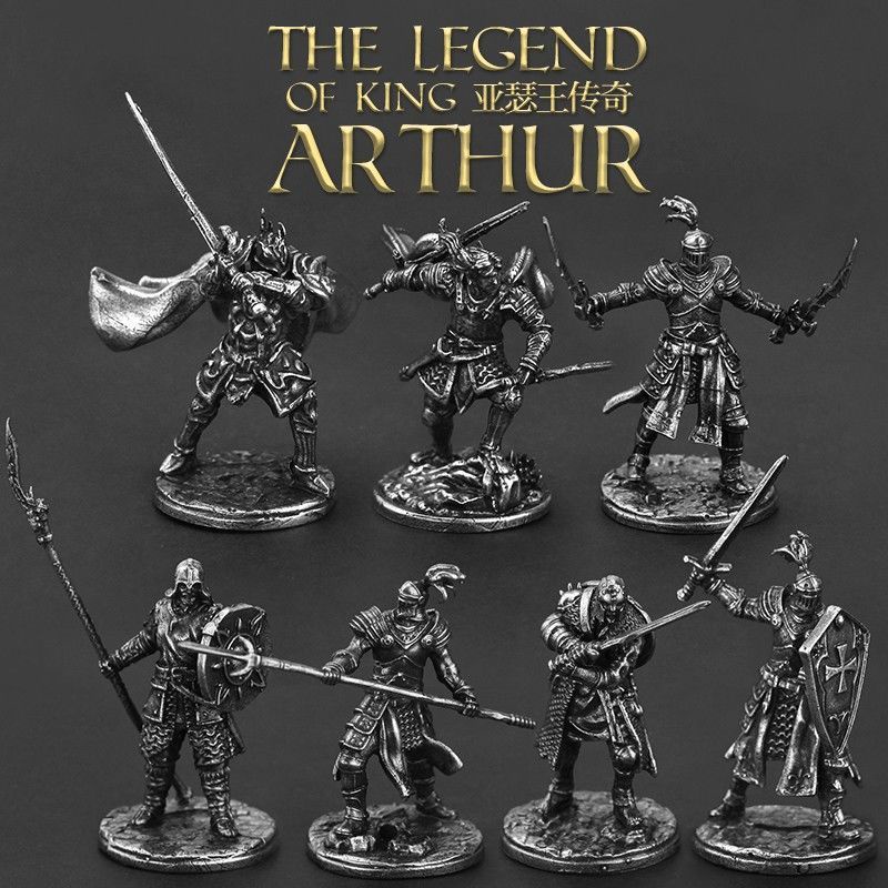Mô Hình Lính 112 king arthur legendary Bằng Kim Loại Độc Đáo Trang Trí Xe Hơi / Văn Phòng