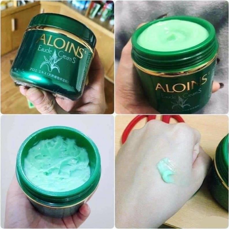 Kem Xanh Lô hội Aloins Eaude Cream Dưỡng Da Toàn Thân Hàng Nhật Bản