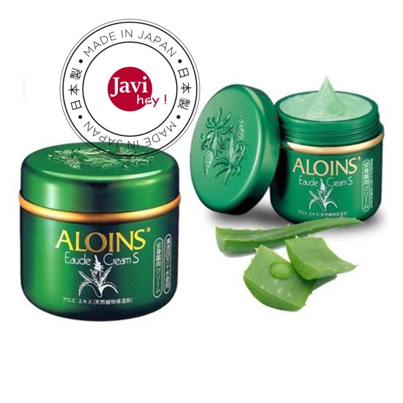 Kem Xanh Lô hội Aloins Eaude Cream Dưỡng Da Toàn Thân Hàng Nhật Bản