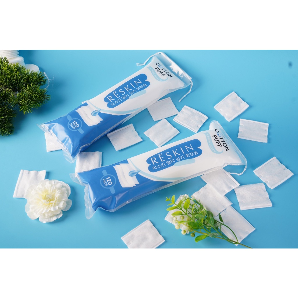 Bông tẩy trang Reskin Dual Mesh 150 miếng và 120 miếng