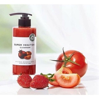 Sữa rửa mặt rau củ Super Vegitoks Cleanser thải độc 300ml