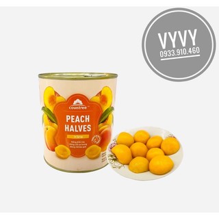 Đào lon đào ngâm countree - 820g