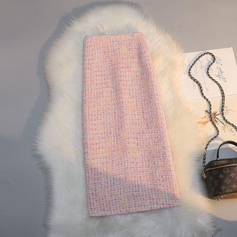 Xiaoxiangfeng Chân Váy Dài Dáng Chữ a Lưng Cao Ôm Eo Thời Trang Thu Đông Dành Cho Phụ Nữ Độ Tuổi Trung Niên