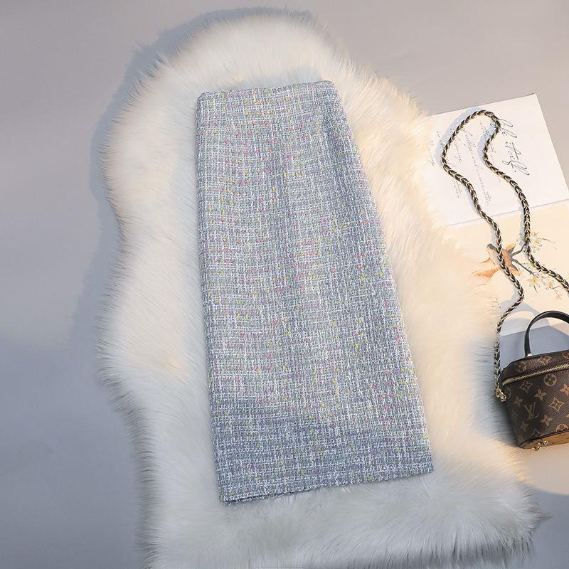 Xiaoxiangfeng Chân Váy Dài Dáng Chữ a Lưng Cao Ôm Eo Thời Trang Thu Đông Dành Cho Phụ Nữ Độ Tuổi Trung Niên