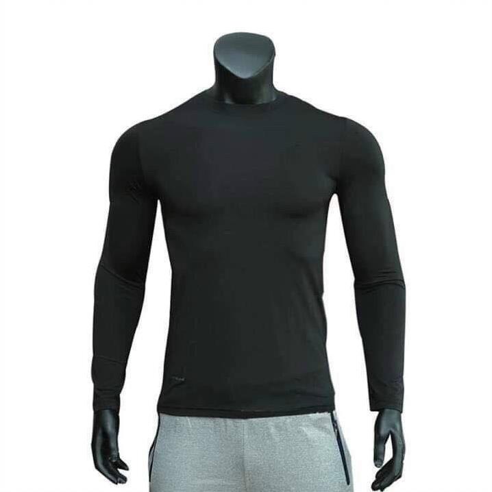 Áo Giữ Nhiệt Đá Bóng Cao Cấp, Áo Body Thể Thao Nam Chất Liệu Vải Thun Co Giãn 4 Chiều A