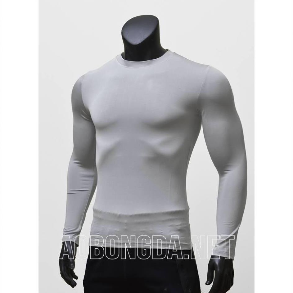 Áo Giữ Nhiệt Đá Bóng Cao Cấp, Áo Body Thể Thao Nam Chất Liệu Vải Thun Co Giãn 4 Chiều A