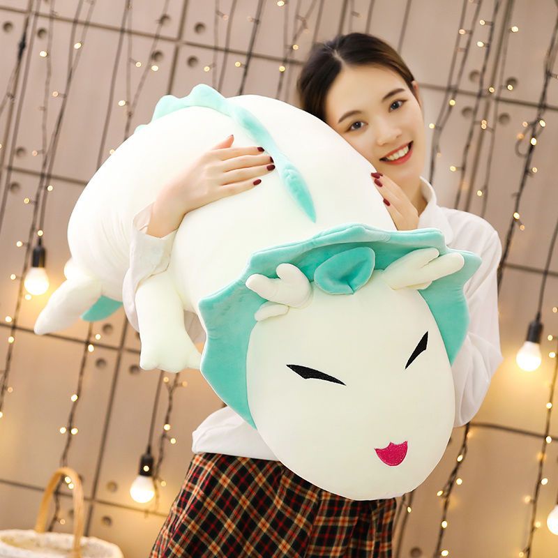 Gối Ôm Hình Con Rồng Trắng Dễ Thương