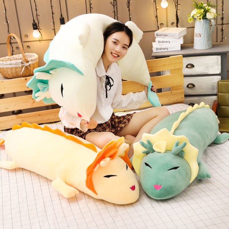 Gối Ôm Hình Con Rồng Trắng Dễ Thương