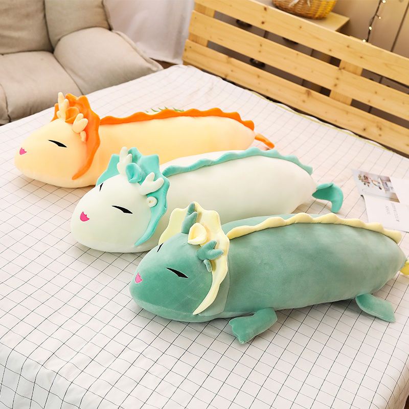 Gối Ôm Hình Con Rồng Trắng Dễ Thương