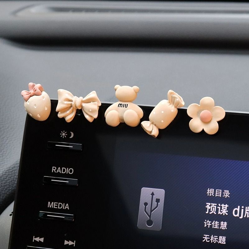 Màn Hình Họa Tiết Hoạt Hình Dễ Thương Trang Trí Nội Thất Xe Hơi