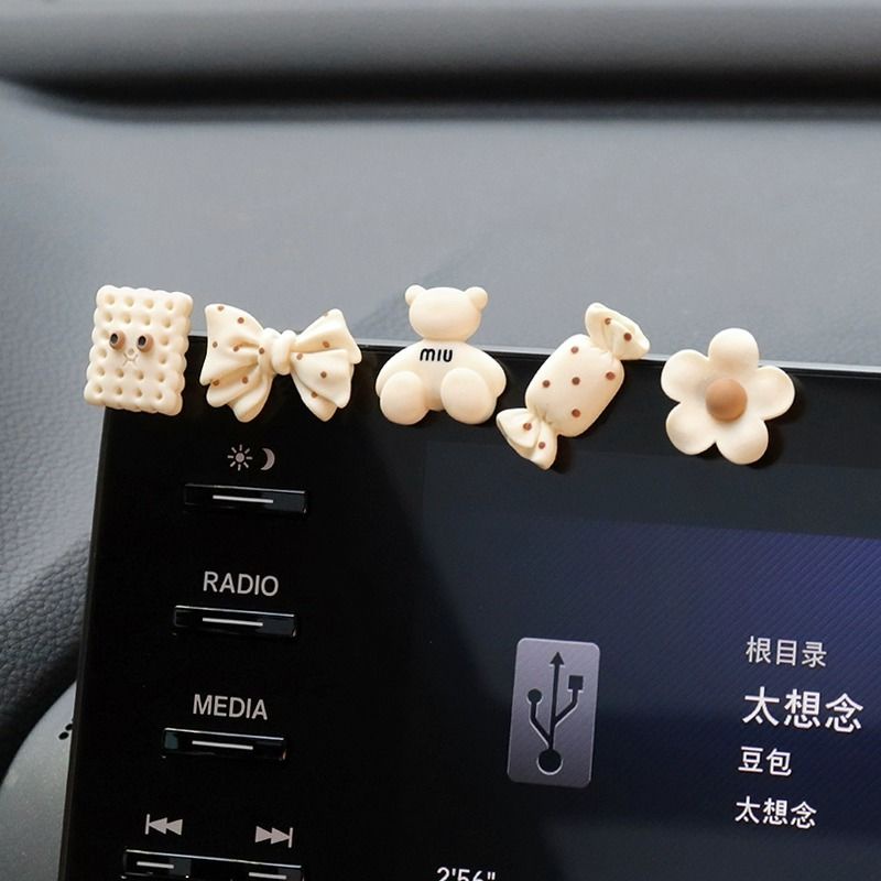 Màn Hình Họa Tiết Hoạt Hình Dễ Thương Trang Trí Nội Thất Xe Hơi