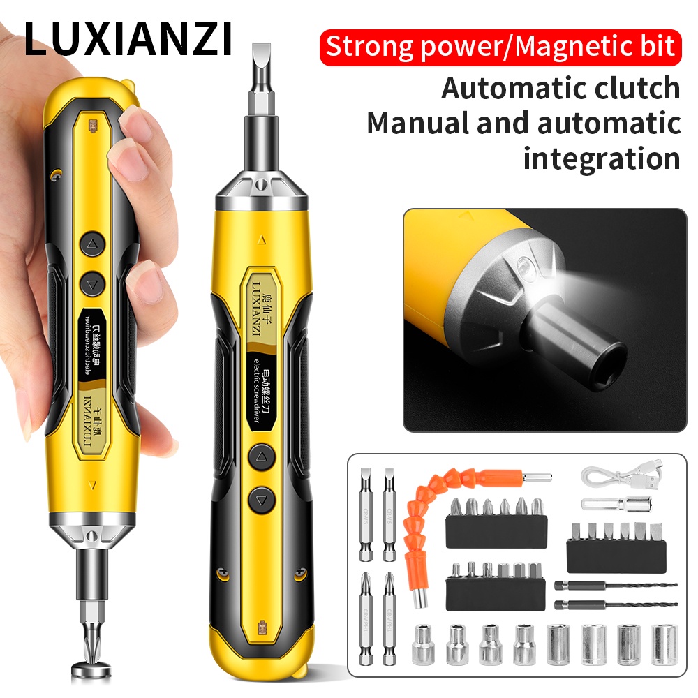 Bộ Tua Vít Điện Không Dây 6.8v Đa Năng Tiện Dụng Bits