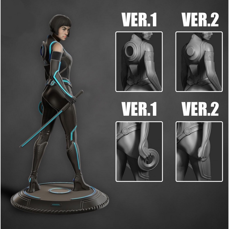 [Không phải Mô Hình] File in 3D Quorra Tron Alliance - Games