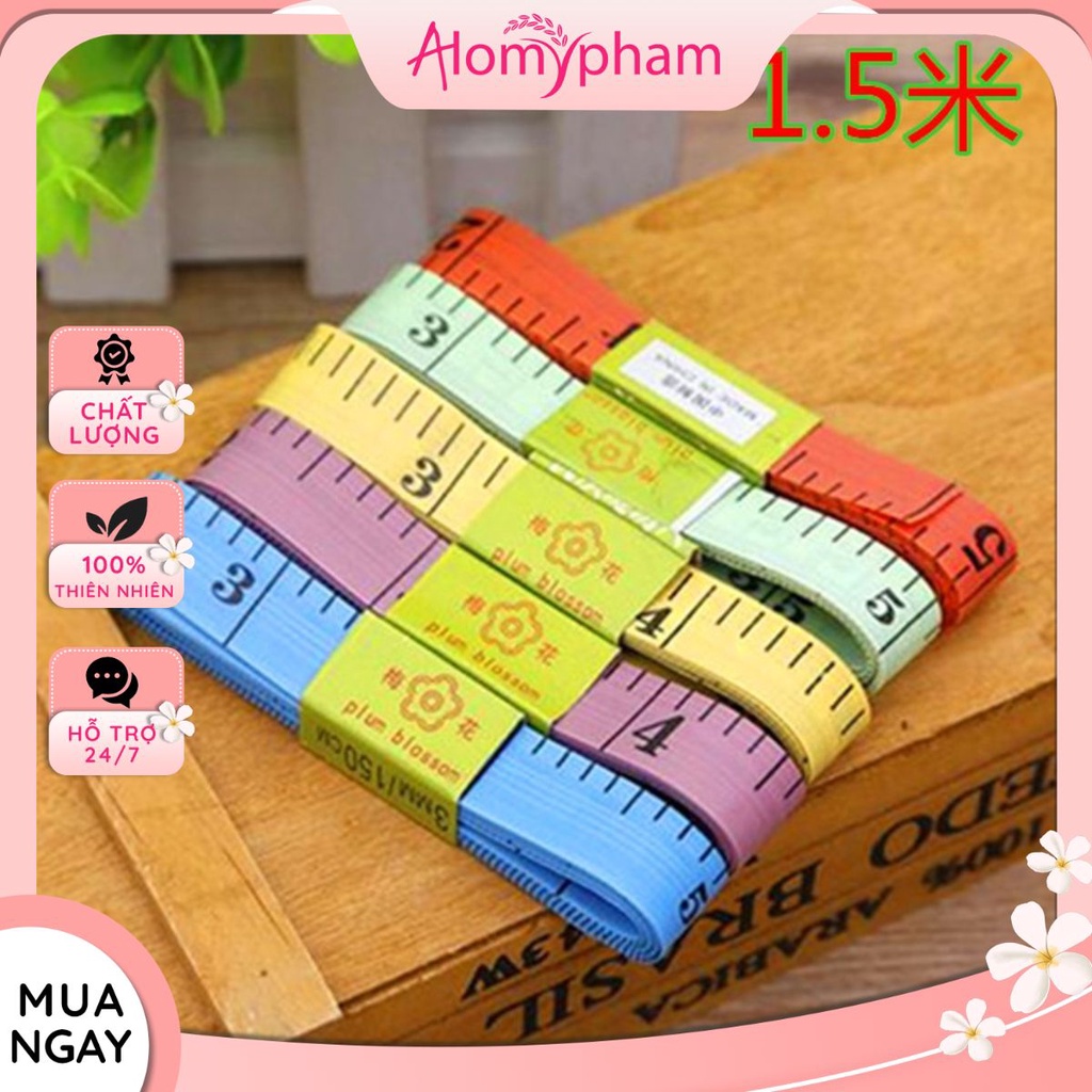 Thước Dây Đo Eo 150cm có bọc đầu sắt