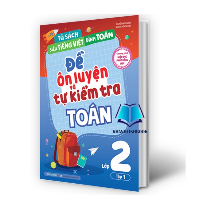 Sách - Đề ôn luyện và tự kiểm tra Toán lớp 2 tập 1