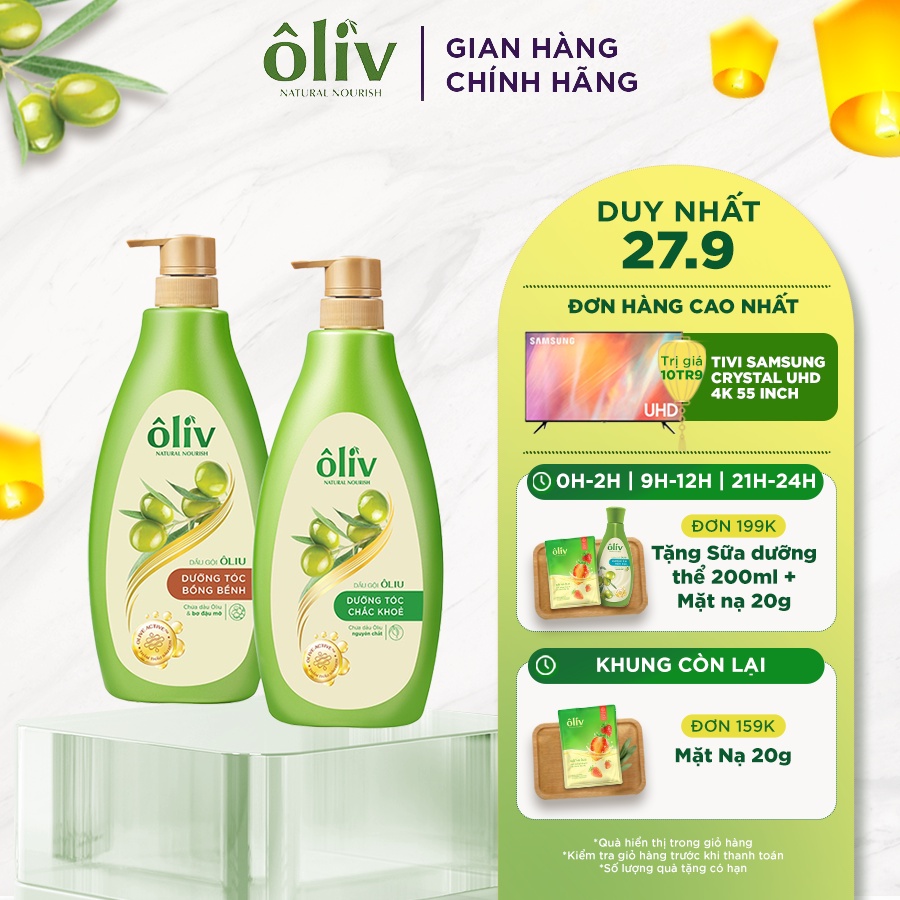 Dầu Gội Dưỡng Tóc Ôliv 650ml
