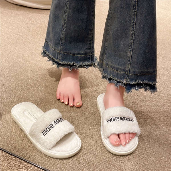Thời Trang Dép cotton Đế Dày Thoải Mái